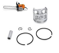SAANICH Kit de Clips de anillo de pasador de pistón de tamaño de orificio 54mm apto for cilindro de motosierra Stihl 064 065 066 MS640 MS650 MS660, pieza de repuesto # 1122 030 2005