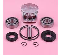 SAANICH Kit de pasador de anillo de pistón de 45mm for conjunto de sello de aceite de cojinete de cigüeñal chino 5200 52cc repuesto de motosierra pieza de repuesto sierra de cadena