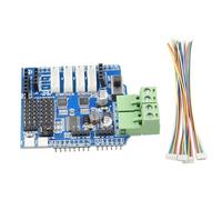 SAANICH Placa Protectora del Controlador del Motor, 6-12V, 4 Canales, for Arduino UNO R3, Rueda Mecanum, Robot, chasis del Tanque del Coche for Motor TT DC(Red)
