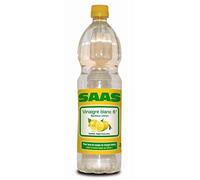 SAAS | Saas Vinagre De Alcohol Blanco 6° Aroma Limón 1 Litro | Lote De (3) | Entrega disponible
