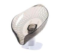 Saavon Shelt - Shelt De Savoon Transparente con Tazón De Succión | Cáscara De Savvon Decorativa En Forma De Hoja | para Baños Y Fregadero De Cocina Adaptada Co