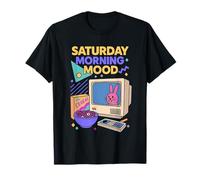 Sábado Mañana Humor Retro TV Dibujos Animados 80s 90s Nostalgia Camiseta