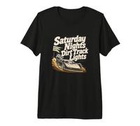 Sábado Noches Dirt Track Lights Stock Car Racing Camiseta Premium