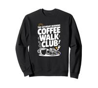 Sábado por la mañana Café Walk Club Vintage Estética Sudadera