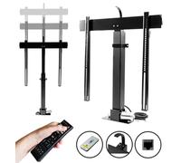 SABAJ M&D K-1 Eco Soporte TV motorizado Elevador escamoteable Suelo para TV 20-50 Pulgadas hasta 30kg, Mando a Distancia, Compatible con Mueble Oculto, eléctrico, VESA 100-600, elevación 720mm