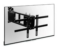 SABAJ Soporte TV pared motorizado para TV 75" pulgadas, giratorio electrico oculto 130 + 90 grados, OTW-L hasta 40kg con mando a distancia VESA hasta 600x400, smart plug wifi para televisores LCD/OLED