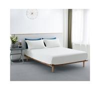 Sábana Ajustable 80S Tencel Lyocell Doble Cara Bolsillo Profundo 30cm Lujo Satín Suave Sedoso Flexible Transpirable Para Individual Doble Twin Full Queen King 1 Pieza Sin Funda Almohada Fácil Cuidado