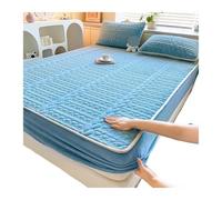 Sábana Ajustable Extra Profunda 1 sábana Ajustable de Color sólido for Cama Individual o Doble, Juego sábanas Suaves con Bolsillo Profundo y Transpirable(Color 2,120x200x25cm)