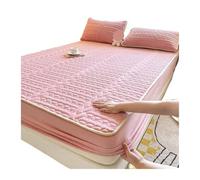 Sábana Ajustable Extra Profunda 1 sábana Ajustable de Color sólido for Cama Individual o Doble, Juego sábanas Suaves con Bolsillo Profundo y Transpirable(Color 3,180x200x25cm)