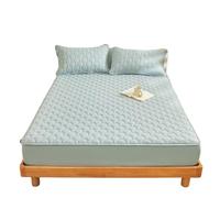 Sábana Ajustable Extra Profunda Funda de colchón Ajustable con Banda elástica, Individual, matrimonial, tamaño Queen, sábana(A,Twin XL)