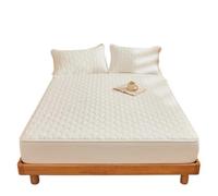 Sábana Ajustable Extra Profunda Funda de colchón Ajustable con Banda elástica, Individual, matrimonial, tamaño Queen, sábana(D,Queen)