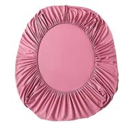 Sábana Ajustable Extra Profunda Sábana Ajustable de algodón con Banda elástica, Funda colchón Color sólido for Cama Individual, Doble, King y Queen(Red,160x200cmx30cm)