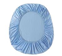 Sábana Ajustable Extra Profunda Sábana Ajustable de algodón con Banda elástica, Funda colchón Color sólido for Cama Individual, Doble, King y Queen(Blue,120x200cmx30cm)