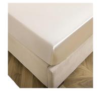 Sábana Ajustable Extra Profunda Sábana Ajustable de satén Queen con Bolsillo Profundo, Funda for colchón Individual, Transpirable, Suave y cómoda, Juego sábanas(Color2,138x190x30cm)