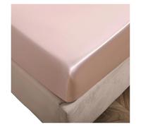 Sábana Ajustable Extra Profunda Sábana Ajustable de satén Queen con Bolsillo Profundo, Funda for colchón Individual, Transpirable, Suave y cómoda, Juego sábanas(Color1,153x203x30cm)