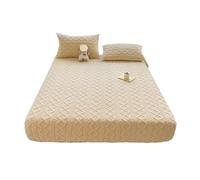 Sábana Ajustable Extra Profunda Sábana Ajustable de Terciopelo Grueso, Funda Protectora colchón, sábanas Suaves y cálidas for el Invierno con Bandas elásticas(C,90x200x30cm)