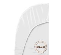BabyBjörn Sábana Ajustable para Cuna para Bebé, Blanco