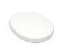 Sábana Ajustable Stokke Sleepi Mini, White - Sábanas Suaves para Dulces sueños - Hecha para el Colchón Ovalado Sleepi Mini - Segura, estilosa y Lavable - 100% percal de algodón Fino
