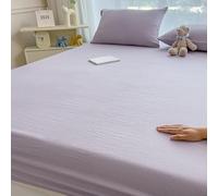 Sábana Ajustable tamaño King, sábana Bajera de Microfibra, Transpirable, de Calidad hotelera, Resistente a Las Arrugas y a la decoloración.(J,90x200cm)