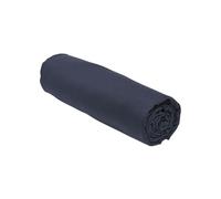 Sábana bajera ajustable 100% algodón calidad 144 hilos, en colores lisos. marino 135x200cm