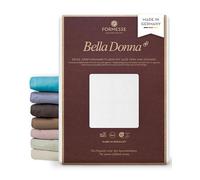 FORMESSE Sábana bajera ajustable de punto Bella Donna 90/190 cm - 100/220cm (Blanco) blanco