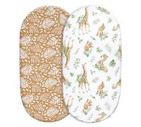 Sábana bajera ajustable para cuna, cambiador de pañales, ropa de cama extraíble para bebé, funda protectora, suministros para habitación del bebé, 2 unidades
