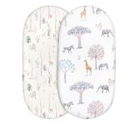 Sábana bajera ajustable para cuna, cambiador de pañales, ropa de cama extraíble para bebé, funda protectora, suministros para habitación del bebé, 2 unidades