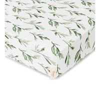 Sábana Bajera Ajustable para Cuna de Parker Leaf