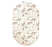 Sábana bajera ajustable para cuna para niños, sábana bajera de gasa para colchón estándar, colchón de gasa de muselina neutra de 32.3 x 16.9 x 3.9 pulgadas, para niños y niñas