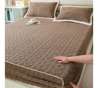 Sábana bajera ajustable tamaño Queen, funda de colchón antideslizante de bolsillo profundo, tafetán suave transpirable, ropa de cama elástica para mayor comodidad