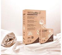 Sábana Bajera Algodón Orgánico 100% Impermeable Transpirable Protector Colchón Ajustable Sistema PERLAM Termorreguladora Hipoalergénica Antibacteriana Gama Alta Natural 30 cm - 90 cm