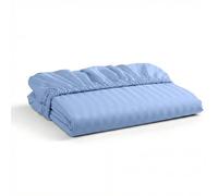 Sábana bajera con bolsillos extraprofundos - Algodón egipcio de 300 hilos, 1 unidad, 1 unidad, bolsillos profundos, tamaño King Alaska, se adapta a colchones de 30 pulgadas de grosor, color azul claro