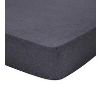 Sábana Bajera con Frisson, Antracita, 90 x 200 cm, Gorro 30, Color Azul