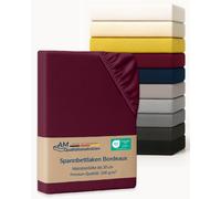 Sábana bajera de algodón - Made in Germany - Sábana bajera de medida...