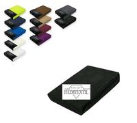 Sábana bajera de rizo con goma elástica, 70 x 140 cm, color negro