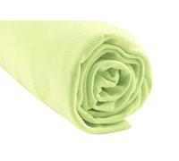 Sábana Bajera de Viscosa de bambú para Cama de Matrimonio 140 x 90/140 x 200 - Verde anís