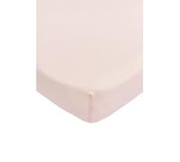 Sábana Bajera Meyco Baby Uni para el colchón del Parque (sábana Jersey Suave, Ajuste Gracias a la Banda elástica en Todo el Contorno, Dimensiones: 75 x 95cm), Rosa Suave