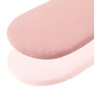 Sábana Bajera para Capazo y Cuna de Bebé 70X35cm - Funda y Cubre Colchón para Carrito