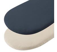 Sábana Bajera para Capazo y Cuna de Bebé 70X35cm - Funda y Cubre Colchón para Carrito
