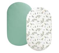 Sábana Bajera para Capazo y Cuna de Bebé 70X35cm - Funda y Cubre Colchón para Carrito