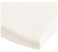 Sábana bajera para cuna de algodón babyCalin, color crudo, 40 x 80 cm