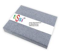 Sábana bajera para parque infantil Moritz 85x89 cm gris | tiSsi®