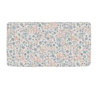 Sábana bajera portátil con estampado floral impermeable para niños y bebés, 127,7 x 63,5 cm (sábana, cama no incluida)