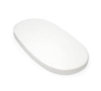 Sábana Bajera Sleepi V3 de Stokke, White - Sábanas Suaves para Dulces Sueños - Hecha para la Cama Sleepi de Stokke - 100% Percal de Algodón Fino - Lavable