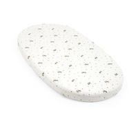 Sábana Bajera Stokke Sleepi, Mickey Celebration - Sábanas Suaves para Buenos sueños - Hecha para la Cuna/Cama Stokke Sleepi - 100% percal de algodón Fino - Lavable