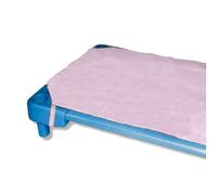 Sábana cubrecama para guardería con elástico para cuna, medida 60 x 140 cm (rosa) no acolchada