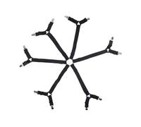 Sábana de cama personalizable con pinzas antideslizantes ajustables para un ajuste seguro, correas para soportes de cama, funda de colchón de nailon elástico antideslizante, cierres de correa elástica