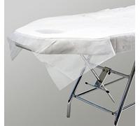 Sábana de camilla desechable No Ajustable 80x200 TNT | Pack de sábanas desechables para camillas (20)