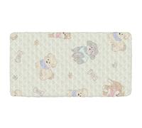 Sábana de colchón de aire para cachorros de dibujos animados, suave y cómoda, para cuna de viaje para niños, cuna de viaje para niños, cuna de 50 x 25 pulgadas (sábana, cama no incluida)