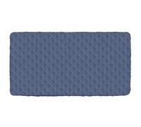 Sábana de viaje gris para niños, sábana lavable para cuna de bebé, cama de viaje para niños, cuna de dormir de 50 x 25 pulgadas (sábana, cama no incluida)